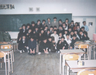 福岡高校にて（1999.3.19）